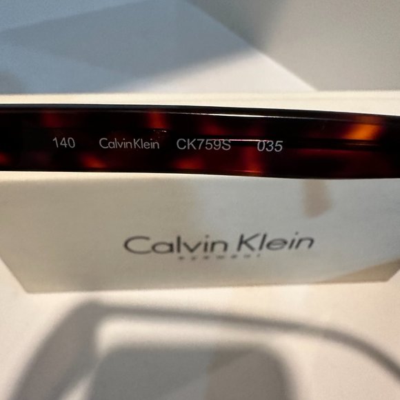 New Calvin Klein Tortoiseshell Sunglasses